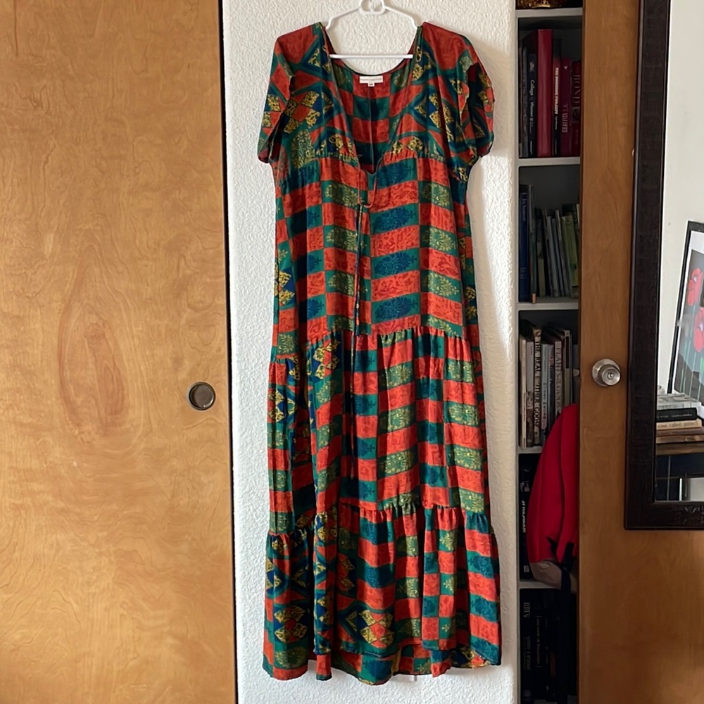 Silk One of a Kind Maxi Dress S/M